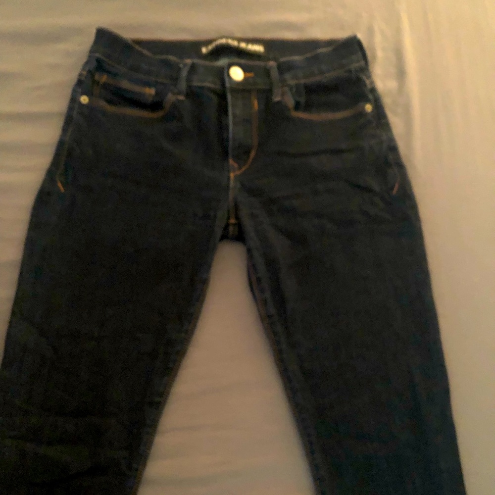 Express dark wash leggings, 4 excellent condition!